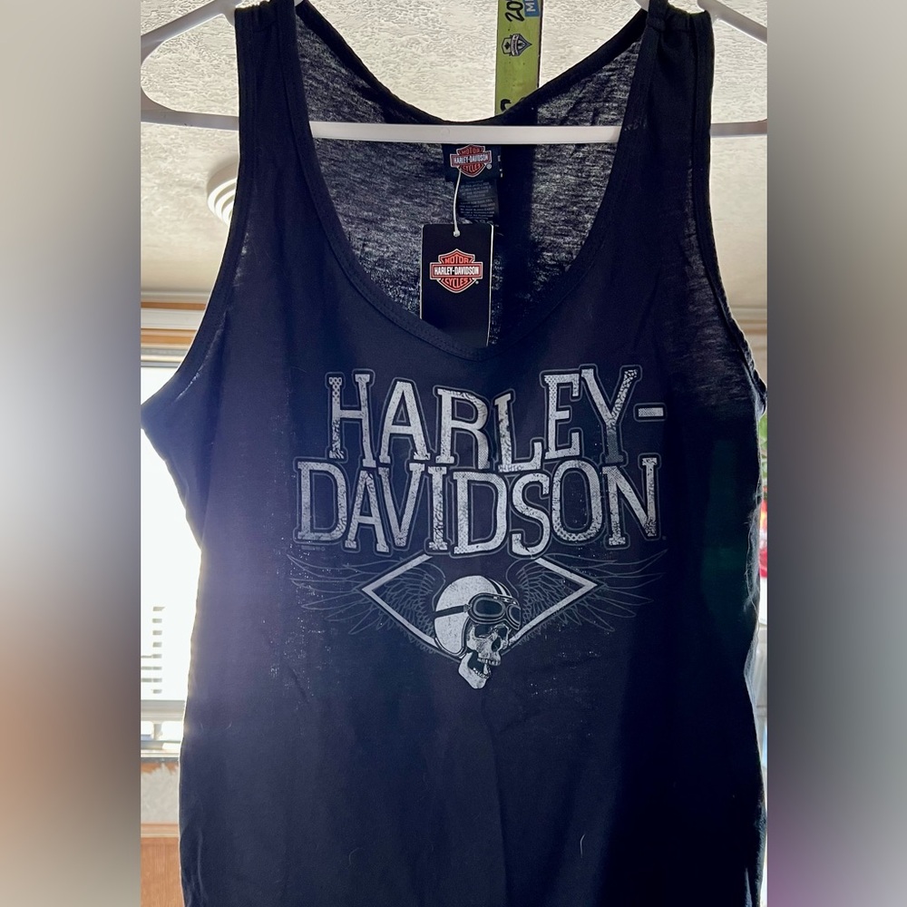 NWT Harley-Davidson Black Graphic Tank Women’s Medium